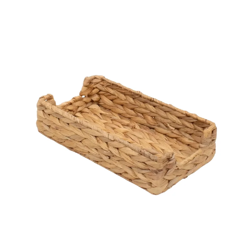 Woven Natural Napkin Holder Tray