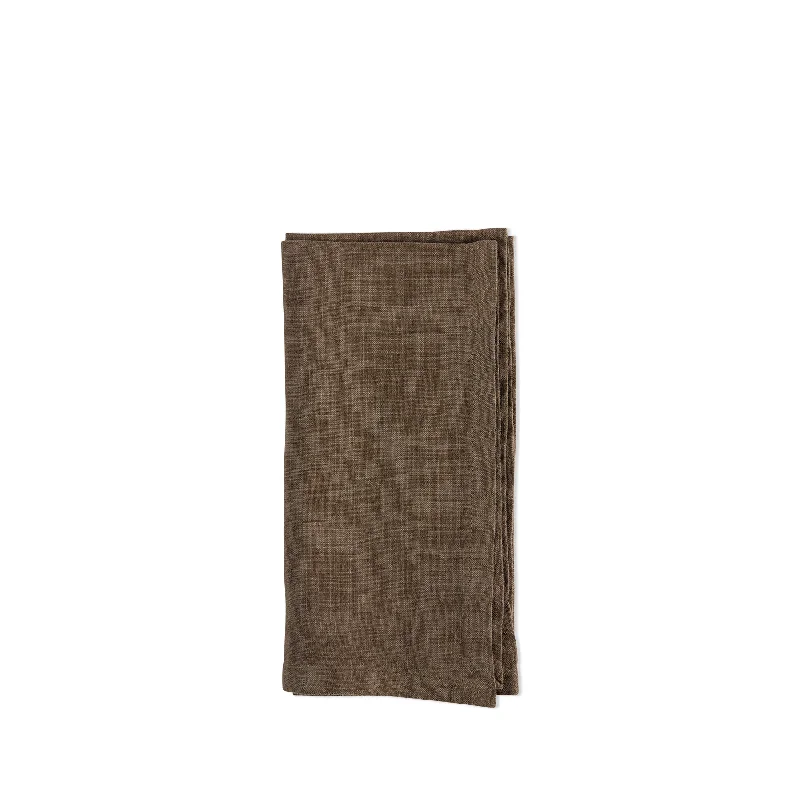 Tela Napkin in Sepia Brown (Set of 4)