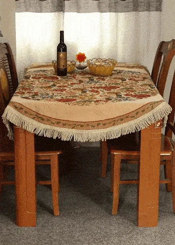 Tache Colorful Floral Country Rustic Morning Meadow Tablecloths