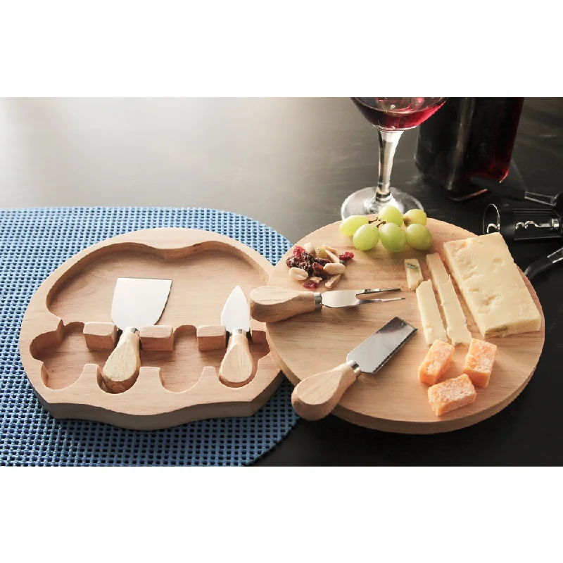 Swivel Cheese Boards and Tools Set