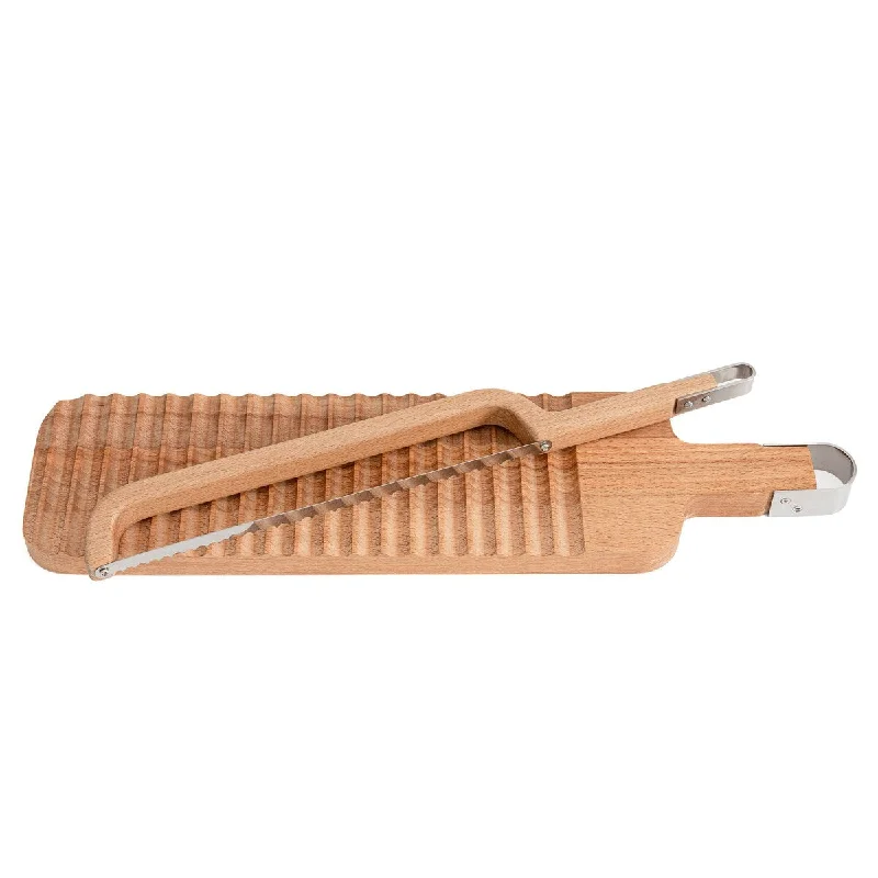 Jeanne Fitz Baguette Cutting Board & Bow Knife Set