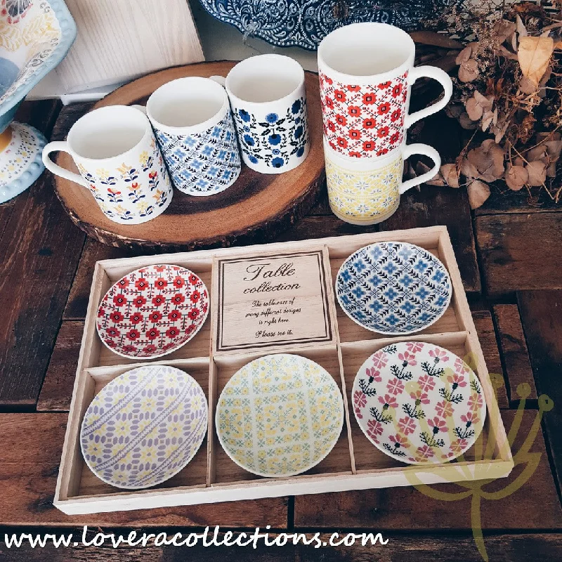 *65% CLEARANCE PROMO* Fabric Japan Gift Set & Mugs