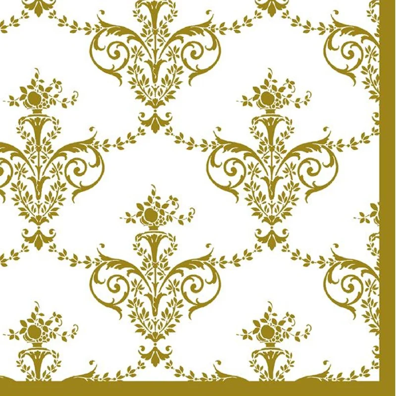 Royal Fleur-de-lis Disposable Lunch Paper Napkins 20 Ct