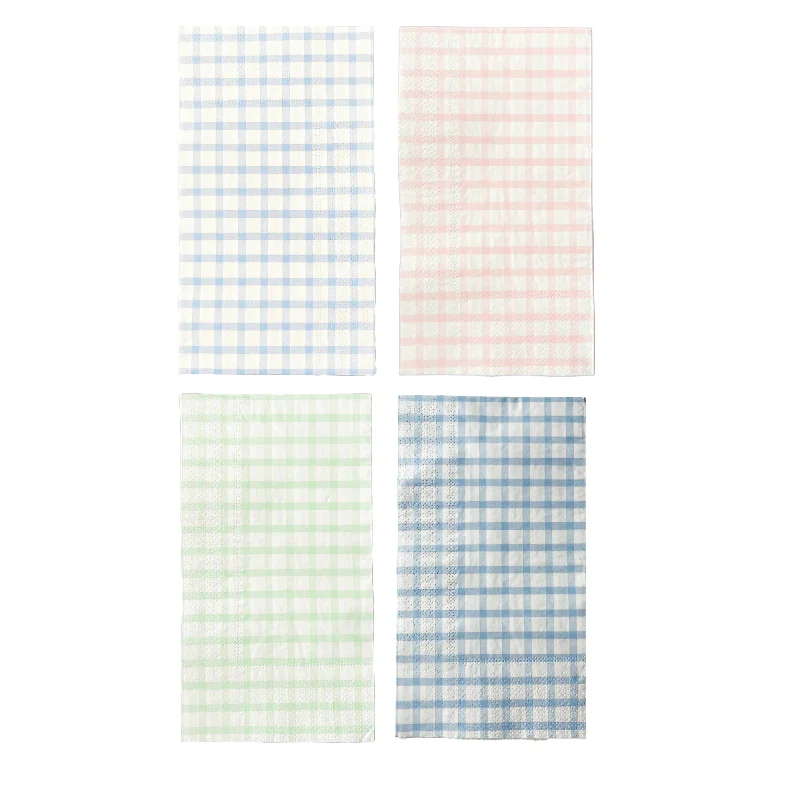 Baking Spirits Bright Mixed Light Gingham Guest Napkins