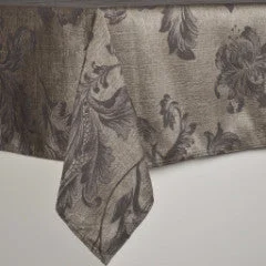 Charcoal Splendor Table Cloth  - ONLY 1 Left!