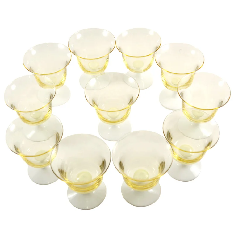 Johansfors Yellow Cocktail Glasses