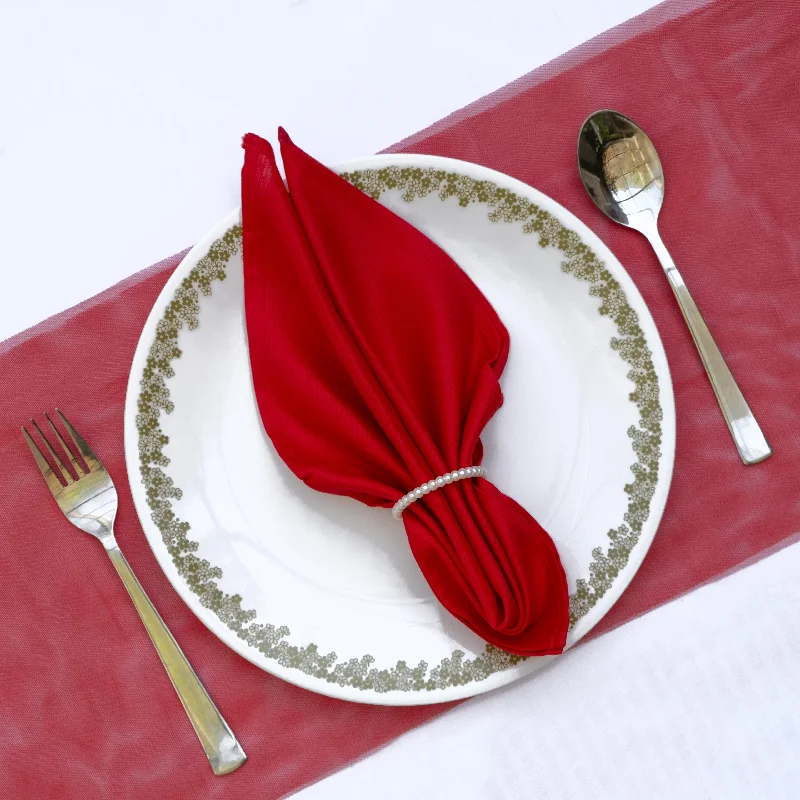 Red Dinner Napkins