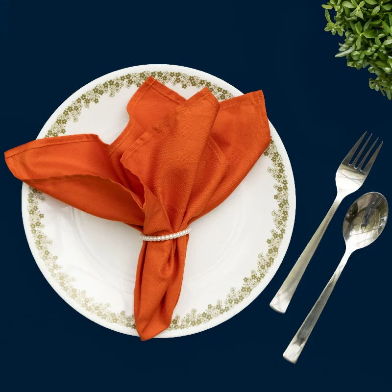 Orange Dinner Napkins