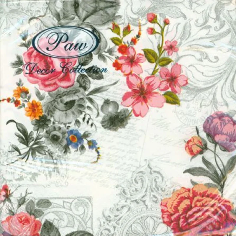 Royal Rose Lunch Napkins 20 Ct