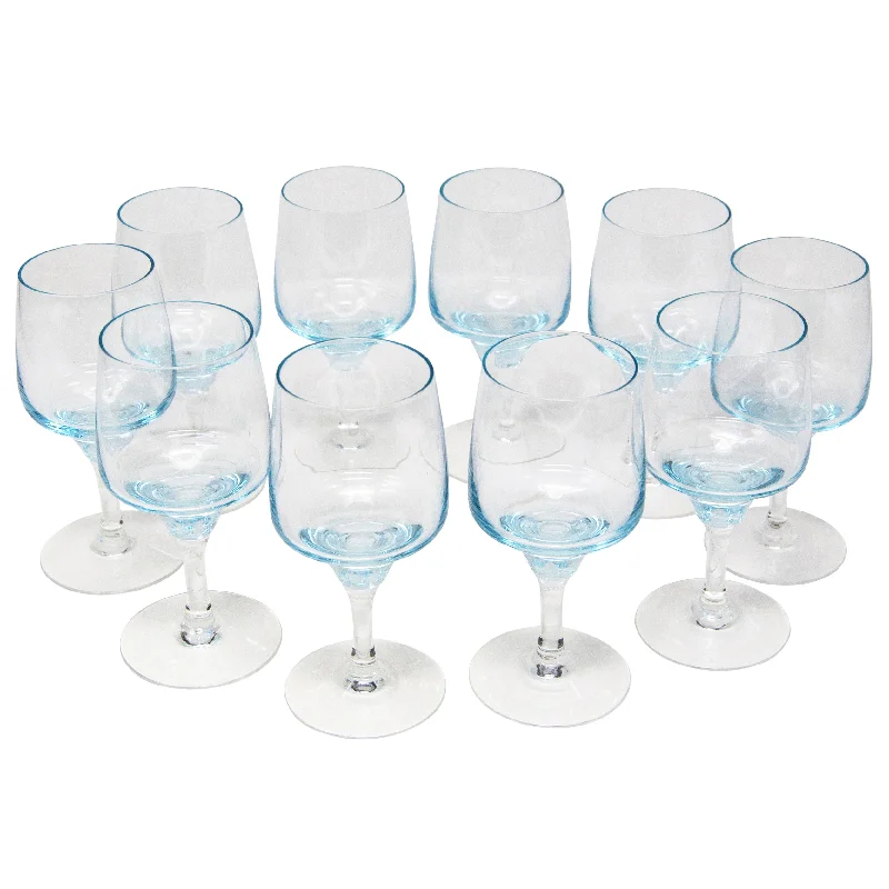 Sasaki Azure Blue Sherry Glasses