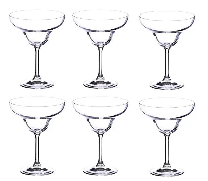 Bohemia Crystal Bar Cocktail/Martini/Margarita Glass Set, 350ml, Set of 6