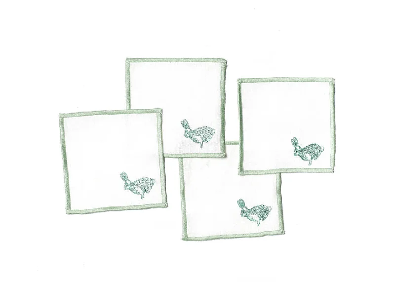 Speckled Rabbit Cocktail Napkins Set of 4