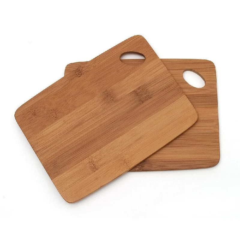 Bamboo 6-inch x 8-inch Thin Cutting Boards (Set of 2)