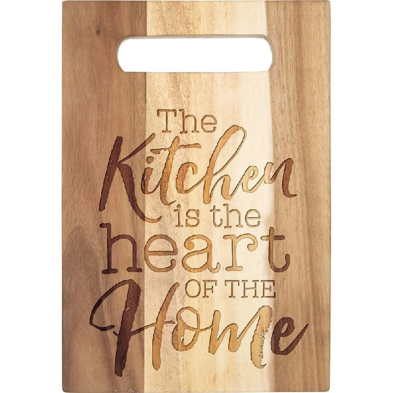 The Kitchen Is The Heart Of The Home Cutting Board