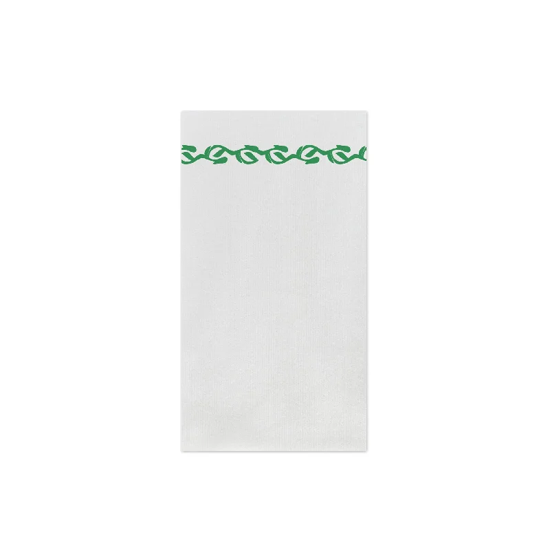 Papersoft Napkins Florentine Green Guest Towels (Pack of 20)