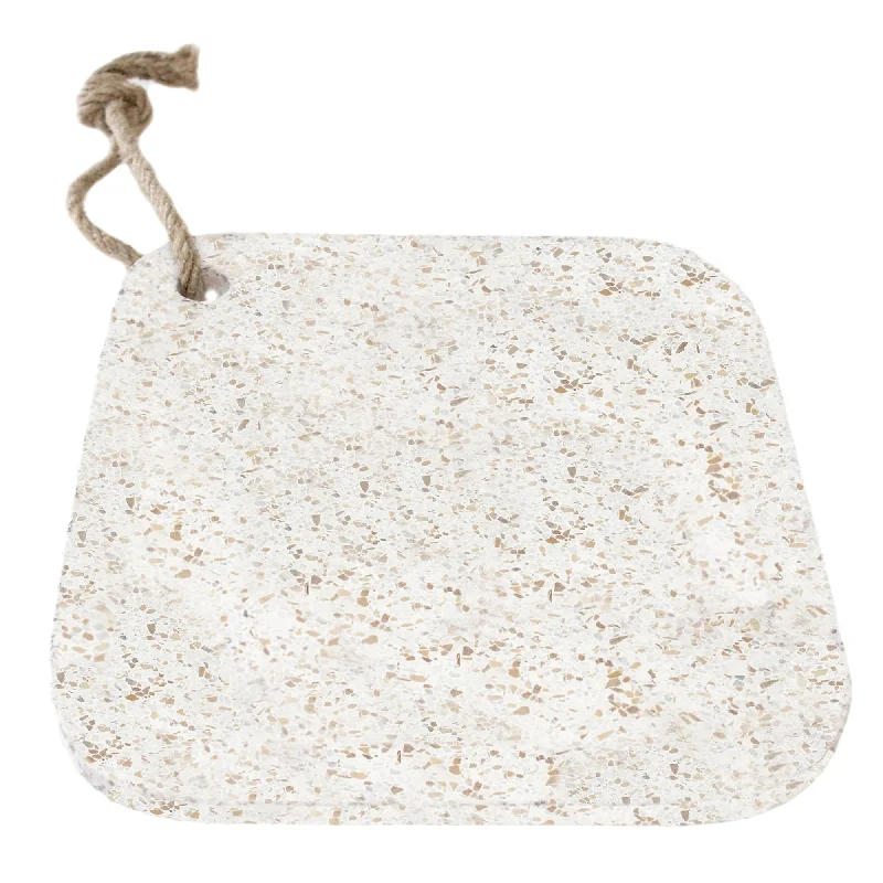 Terrazzo Chopping Board -ST - White/Beige