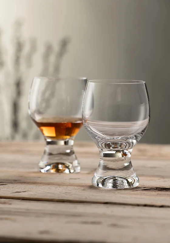 Galway Crystal Elegance Footed Tasting Glass Pair