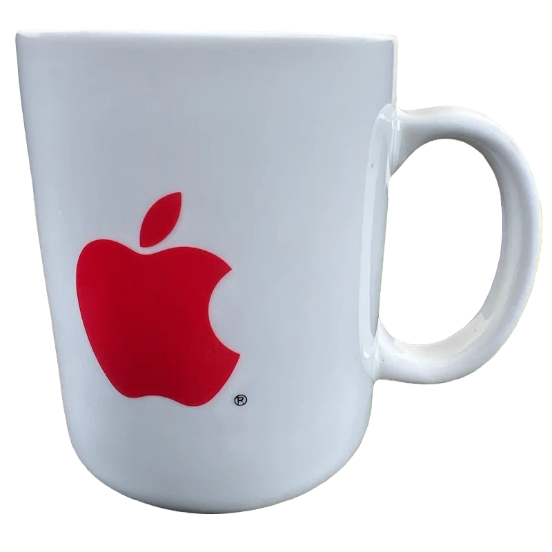 Apple Computers Red Logo Sun Computers Mug