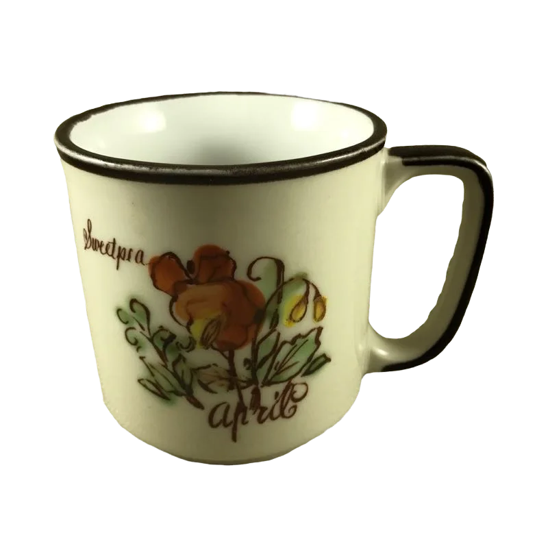 April Sweetpea Mug