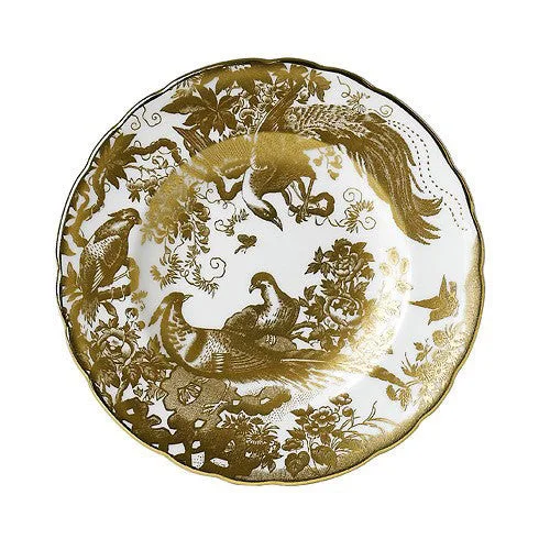 Aves Gold Dinner Plate