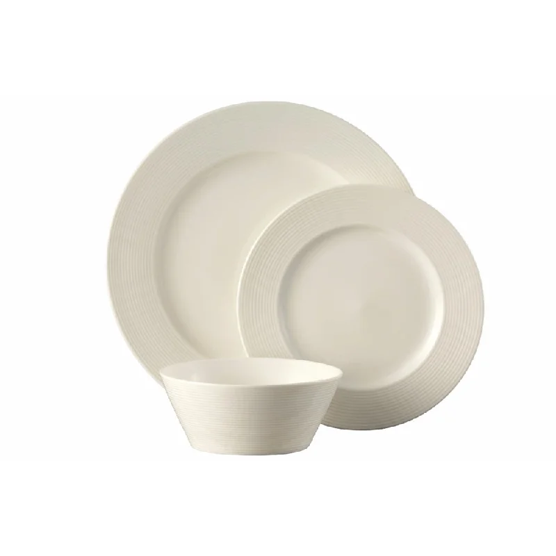 Belleek Living Ripple Dinnerware 12 Piece Set