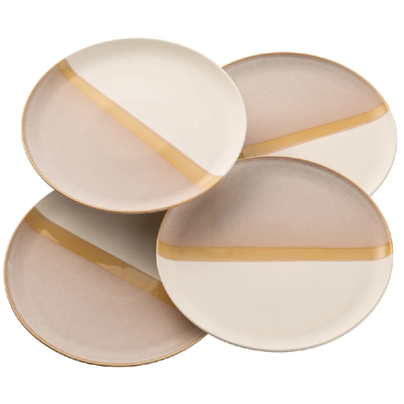 Belleek Living Saffron Set of 4 Dinner Plates