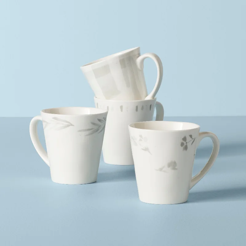 Oyster Bay Assorted Mugs, Set of 4