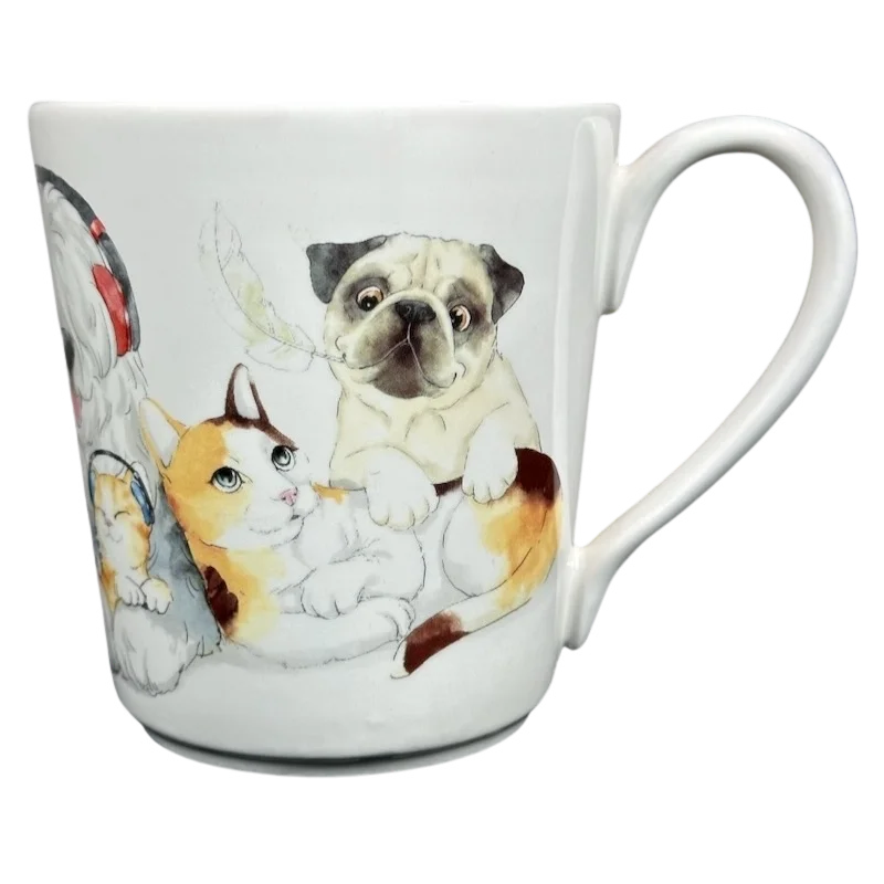 Dogs And Cats Wearing Headphones Mug Pier 1 Imports