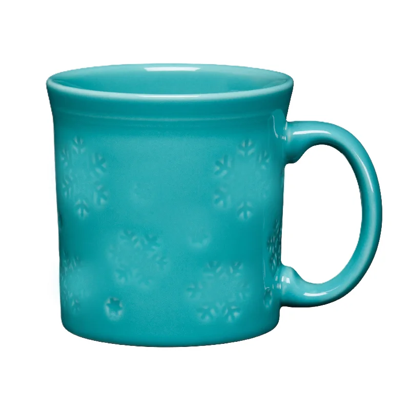 Snowflake Embossed Java Mug