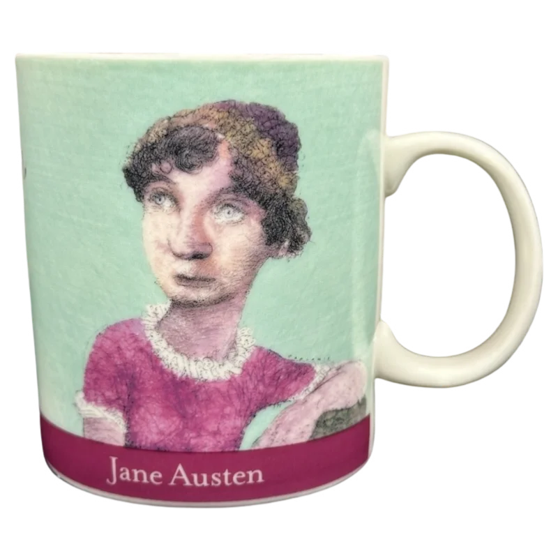 Jane Austen Literary Luminaries Mike Caplanis Mug Luminary Graphics