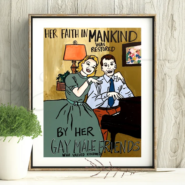 Faith in Mankind Print