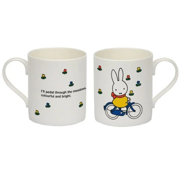 Miffy bicycle Bone China Mug