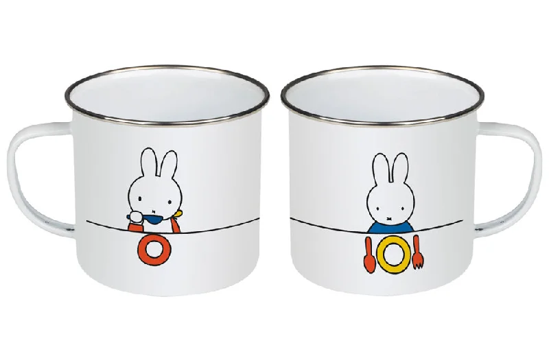 Miffy eating Enamel Mug