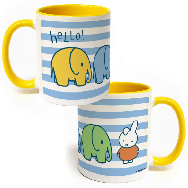 Miffy Elephants Coloured Insert Mug