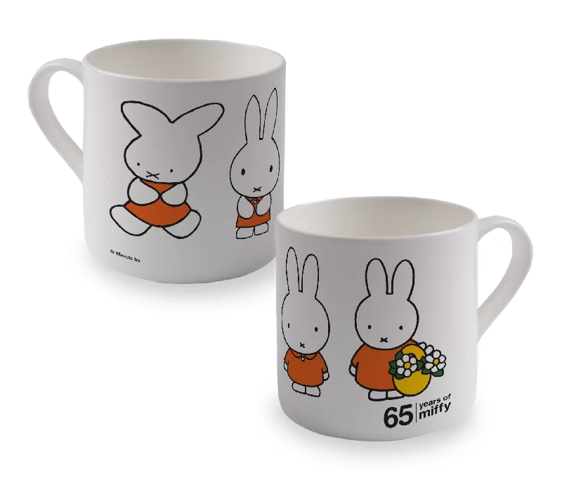 miffy evolution - 65th anniversary bone china mug