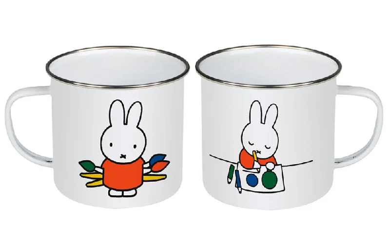 Miffy Painting Enamel Mug