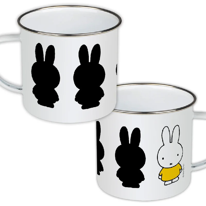 Miffy Silhouette Enamel Mug