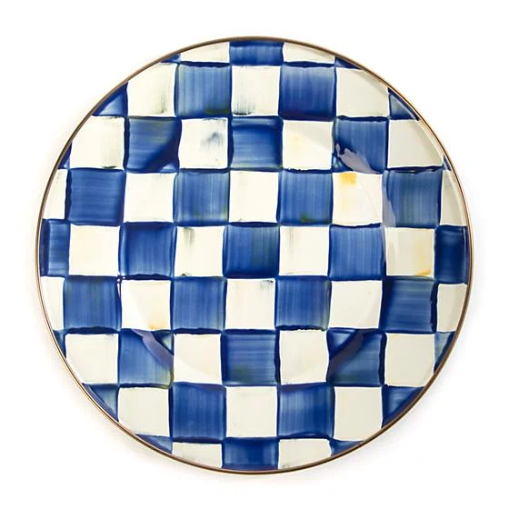 Royal Check Dinner Plate