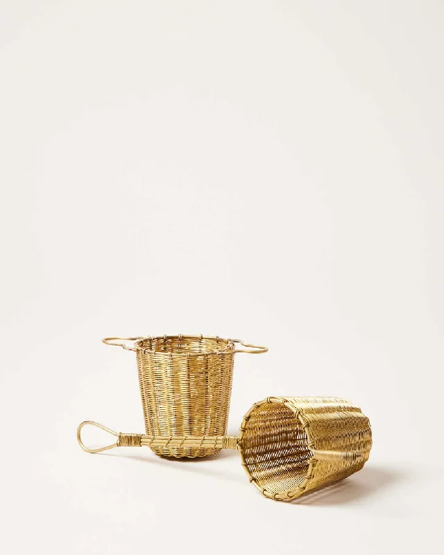 Woven Brass Tea Strainer