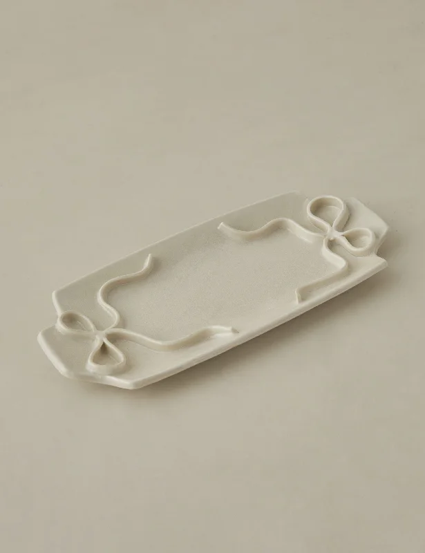 Bow Serving Dish by Stephanie Dawn Matthias