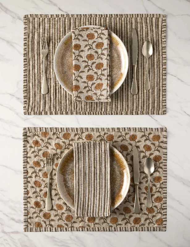 Dori Reversible Linen Placemats (Set of 4)