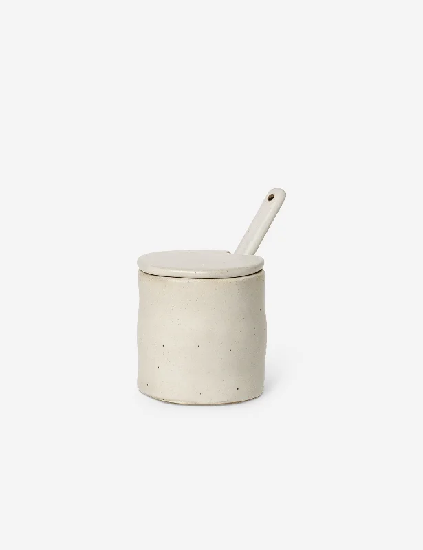 Flow Jar with Spoon by Ferm Living