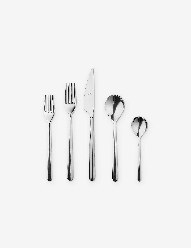 Linea Flatware 5-Piece Set by Mepra