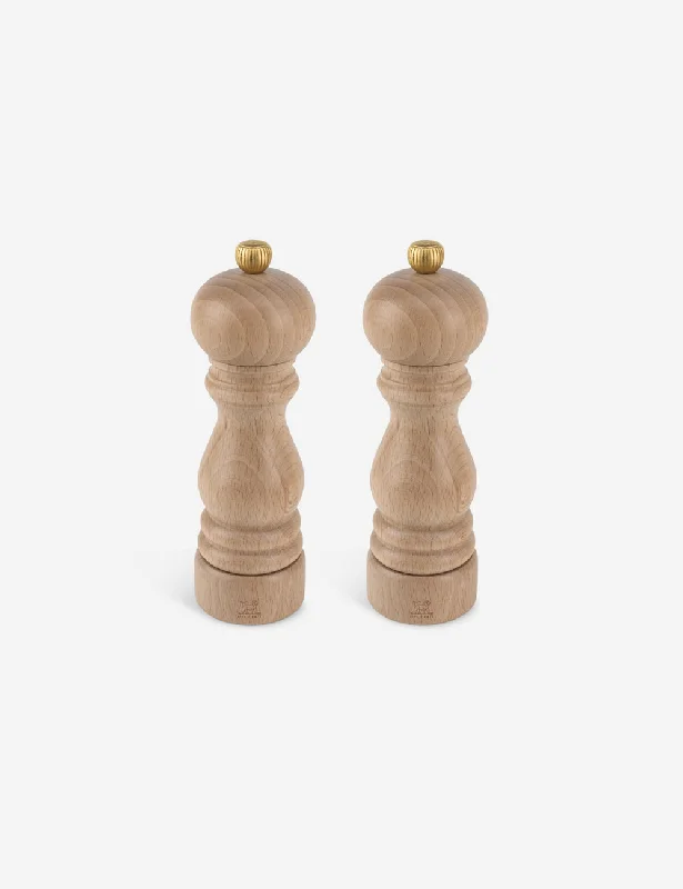 Paris Adjustable Salt + Pepper Mill Set by Peugeot Saveurs