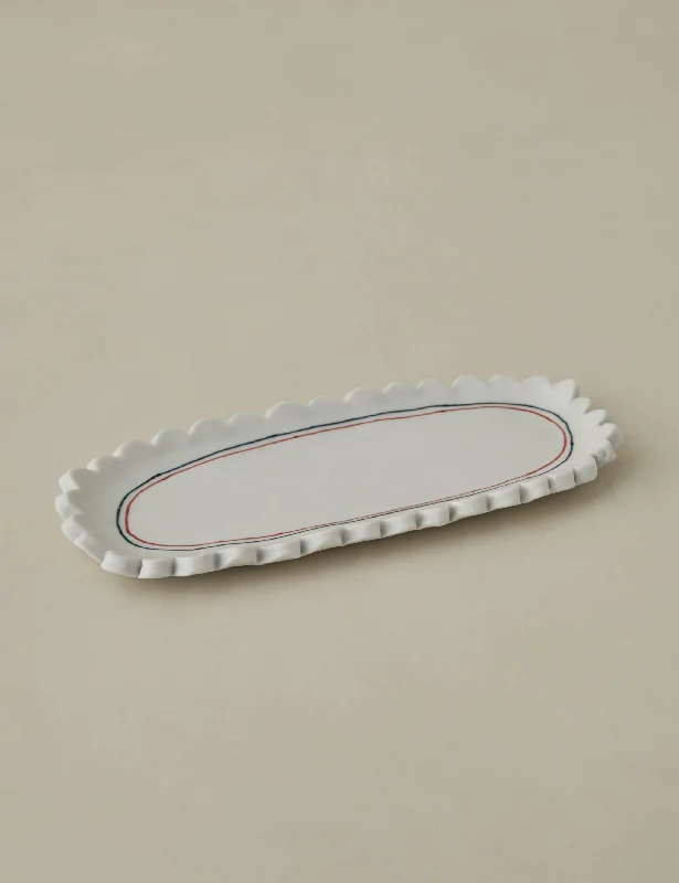 Scalloped Serving Dish by Stephanie Dawn Matthias