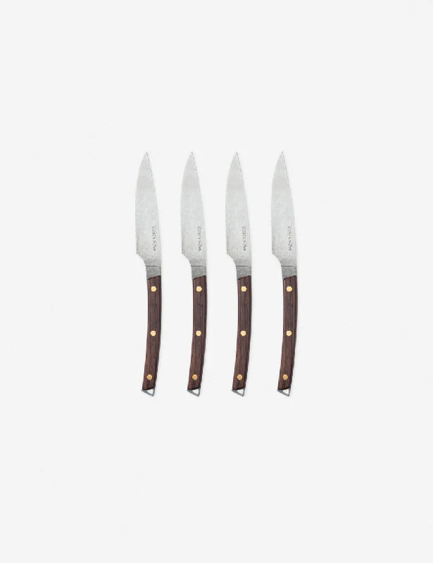 Rosewood Steak Knives (Set of 4) by Costa Nova