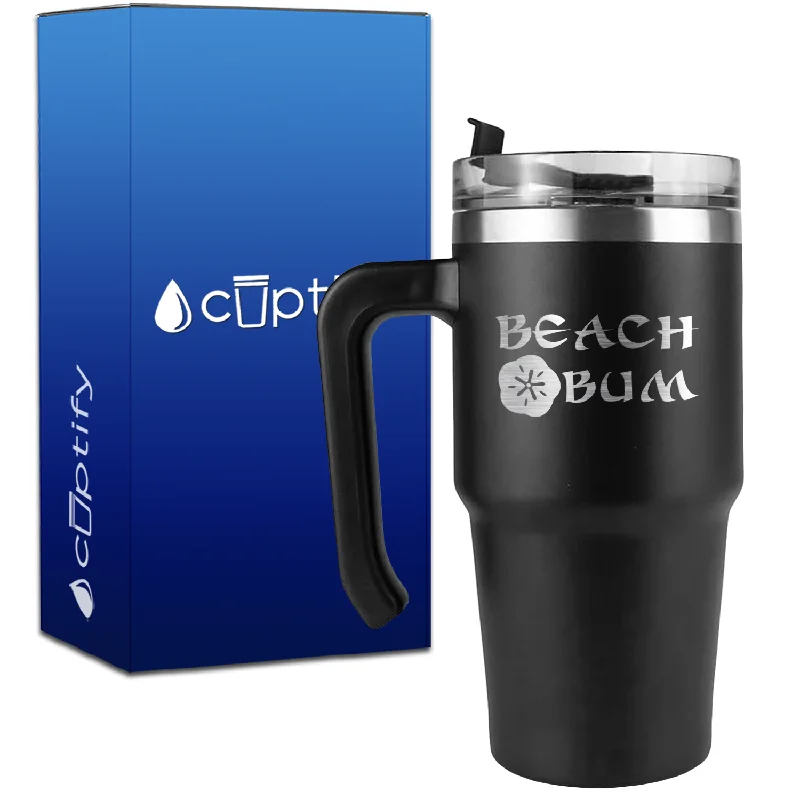 Beach Bum on 20oz Beach Life Travel Mug