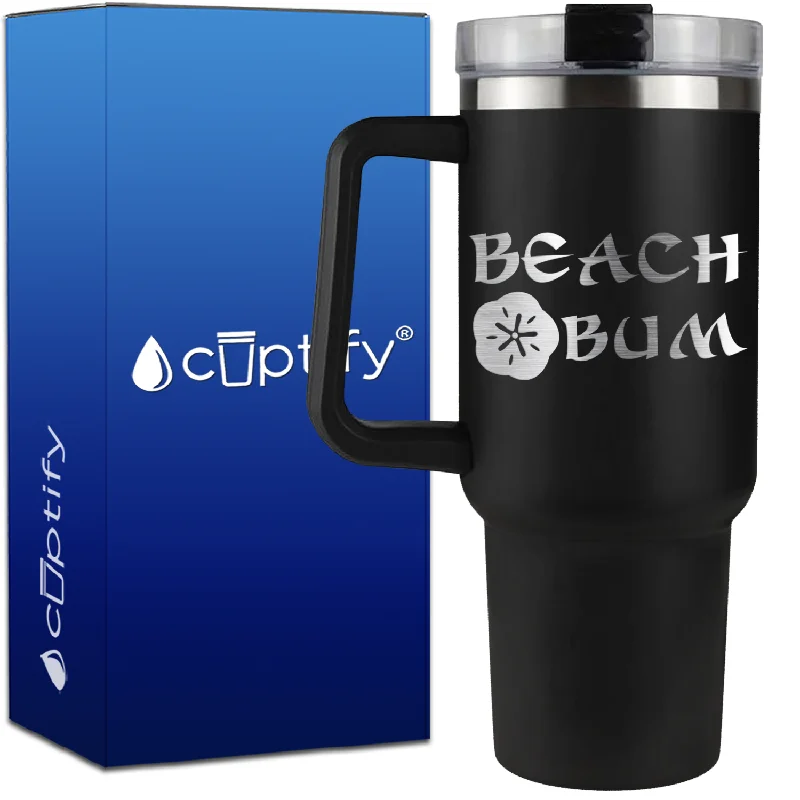 Beach Bum on 40oz Beach Life Traveler Mug