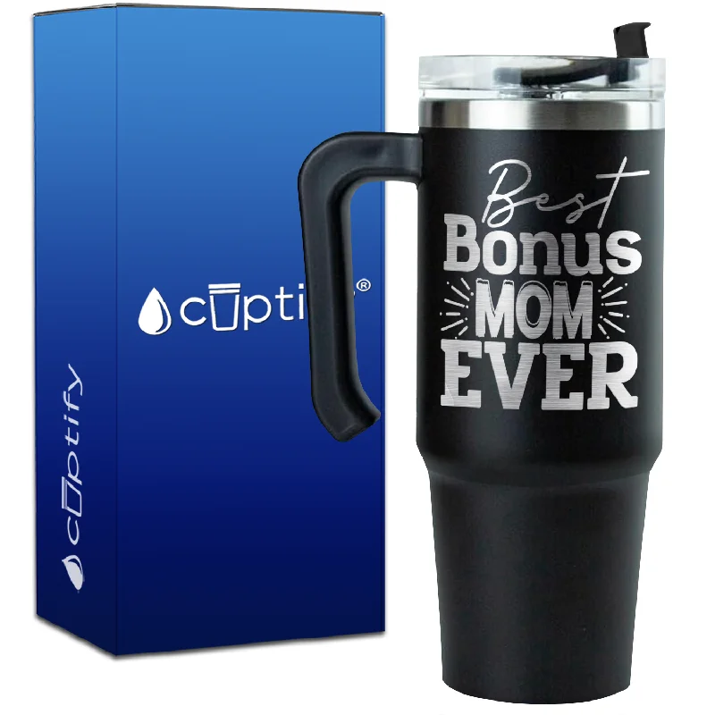 Best Bonus Mom Ever on 30oz Mom Travel Mug