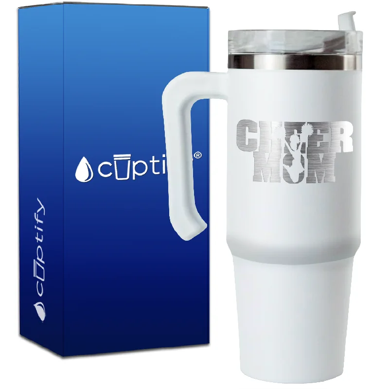 Cheer Mom on 30oz Mom Travel Mug